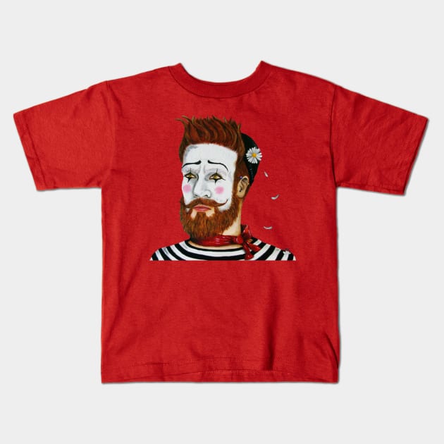 Mime Roux Kids T-Shirt by crismotta